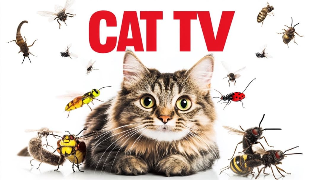 CAT GAMES | That Will Keep Your Cat Entertained Episode 16 | 3 HOURS 🐝🐞🦋🦎🦜🐭🧵