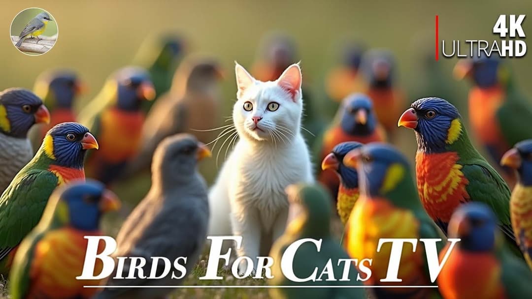 Cat TV for Cats 😻Boxing Day for Backyard Birds and Squirrels🐿4 Hours 4K HDR