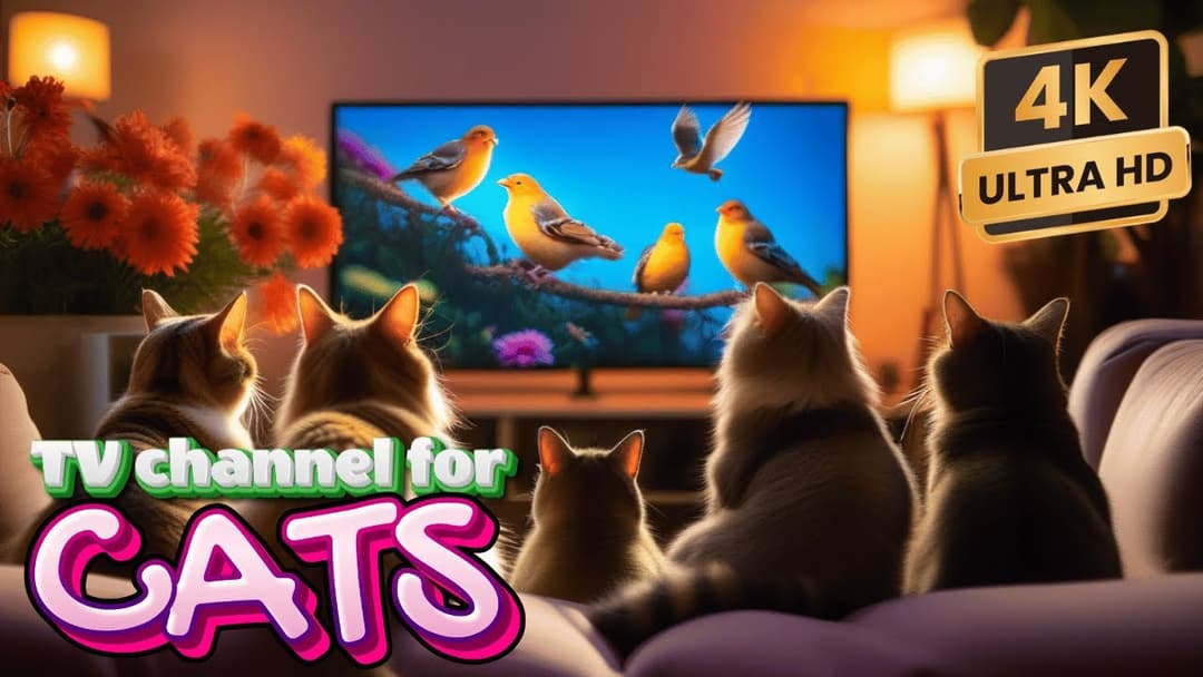 Cat TV for Cats to Watch 😺 Unlimited Birds Chipmunks Squirrels 🐿 8 Hours 4K HDR 60FPS