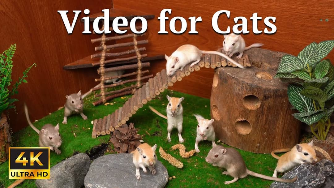 Cat TV: Sneaky Mice Strike Again! – Hide & Seek Madness in 4K | Catflix