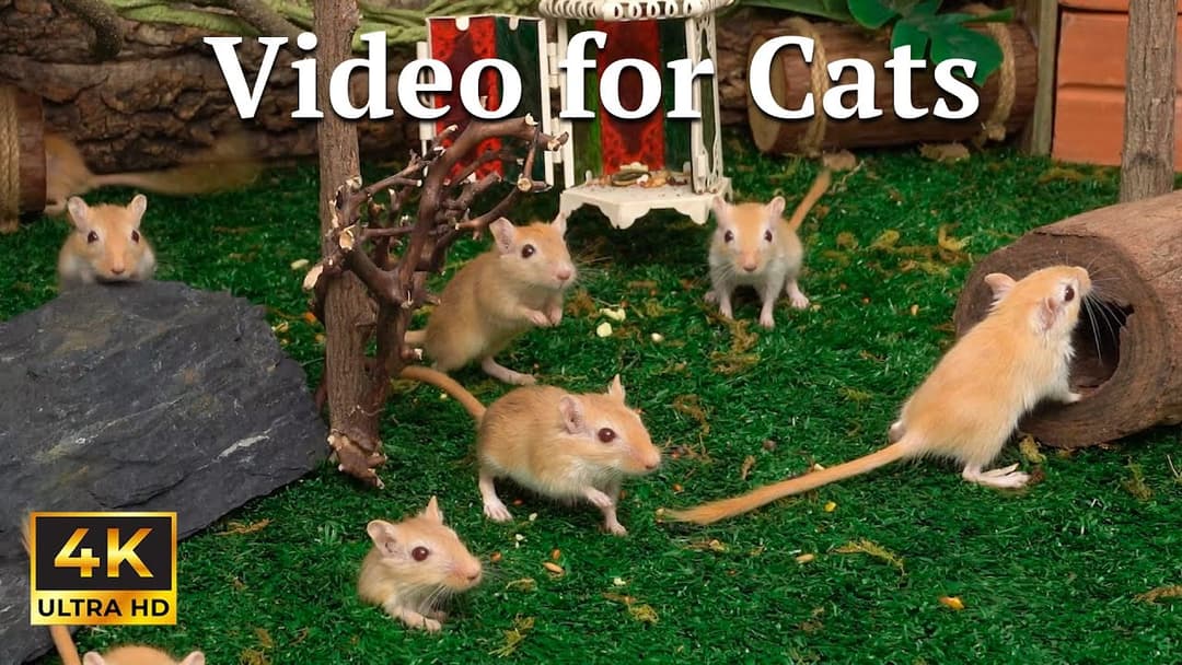 Cat TV: Nonstop Hide & Sneak with Tiny Mice – The Ultimate Cat TV Nap Video | Catflix