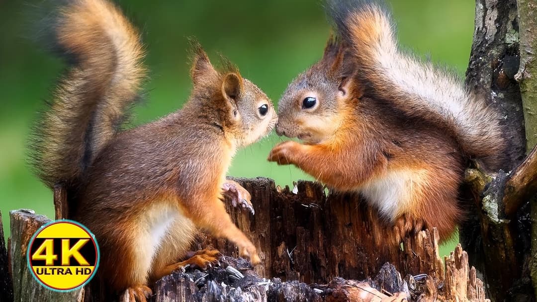 Best for Dogs: 10 hours of Red Squirrel Spectacular