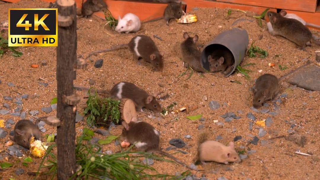 Cat TV: Mice Hide & Seek Madness in 4K UHD – 3 Hours of Pure Fun | Catflix