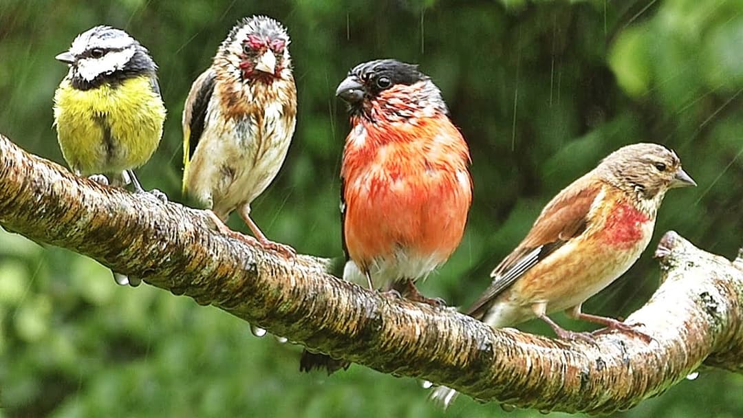 Bird Sounds Spectacular - Birds in The Spring Rain