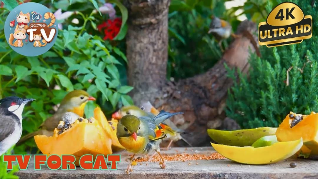 🔴😺Saturday Morning Cartoons for Pets ! LIVE 12 Hour Cat TV for Cat | 4K HDR