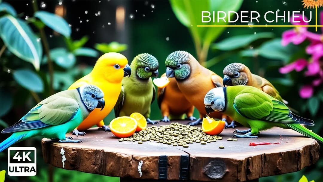 🔴😸 Birds & Squirrels Feed at the Rock Feastival 🕊️🐿️ Live 12 Hours in Ultra HD 😺