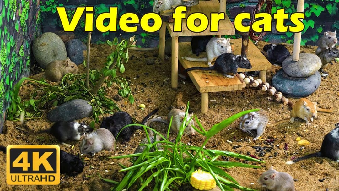 Cat TV: Tiny Mice & Hide & Seek – 3 Hours of Endless Fun for Curious Cats | Catflix