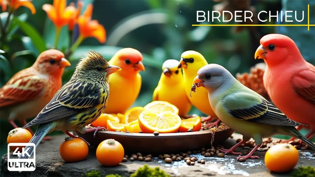 🔴Birds & Squirrels on the Birdhouse🕊️🐿️ Live 12 Hours in Ultra HD 😺