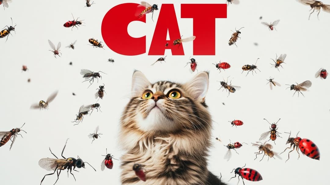 CAT GAMES | Keep Your Furry Friend Active and Happy  | 3 HOURS 🐝🐞🦋🦎🦜🐭🧵