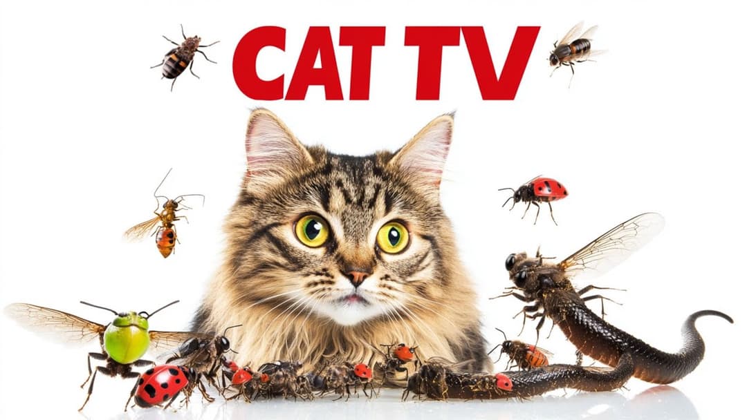 CAT GAMES | That Will Keep Your Cat Entertained Episode 22 | 3 HOURS 🐝🐞🦋🦎🦜🐭🧵