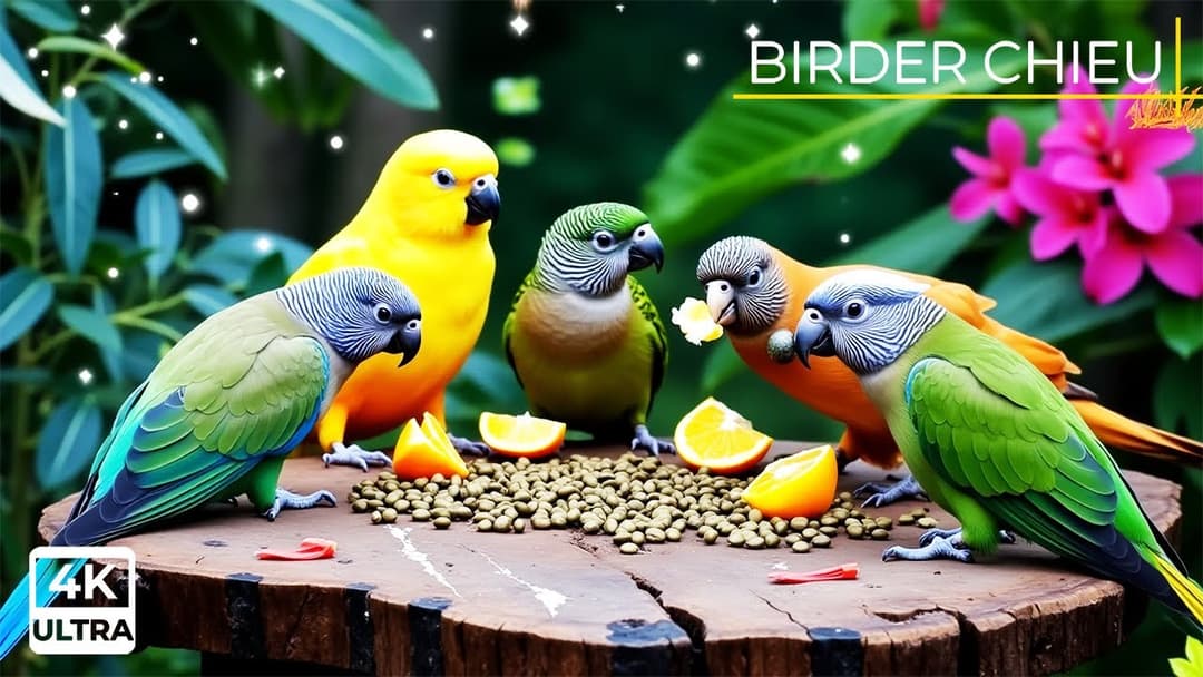 🔴CAT TV😸Springtime Birds & Squirrels on the Birdtables🕊️🐿️ Live 12 Hours in Ultra HD 😺