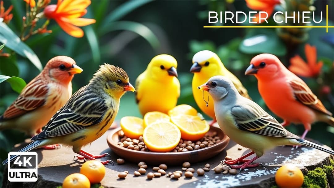 🔴 Birds & Squirrels Gather for a Rock Feastival🕊️🐿️ Live 12 Hours in Ultra HD 😺