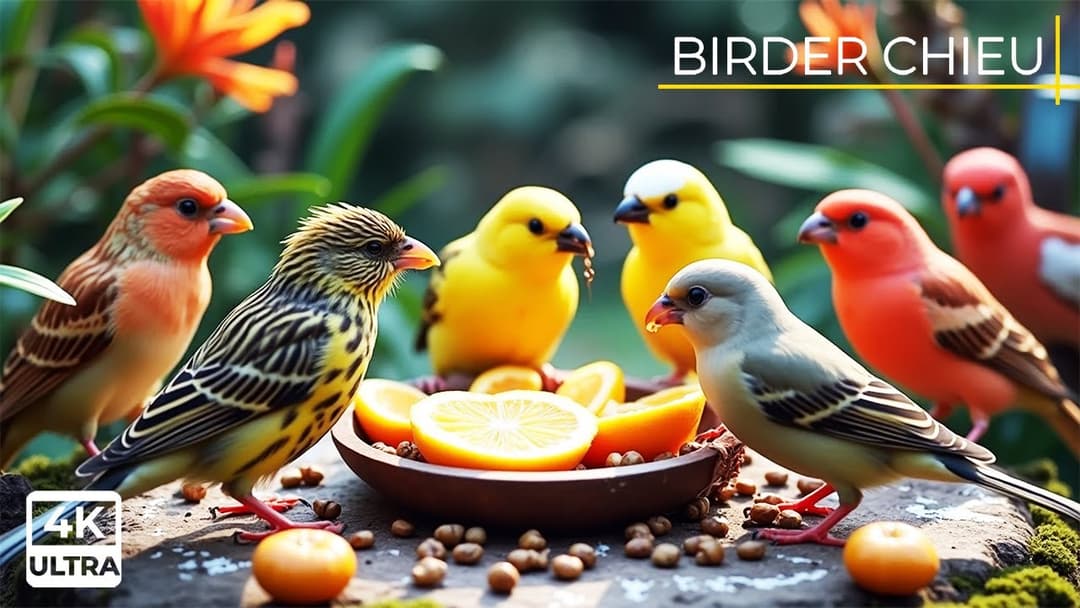 🔴Birds & Squirrels Eat as Frost Melts🕊️🐿️ Live 12 Hours in Ultra HD 😺