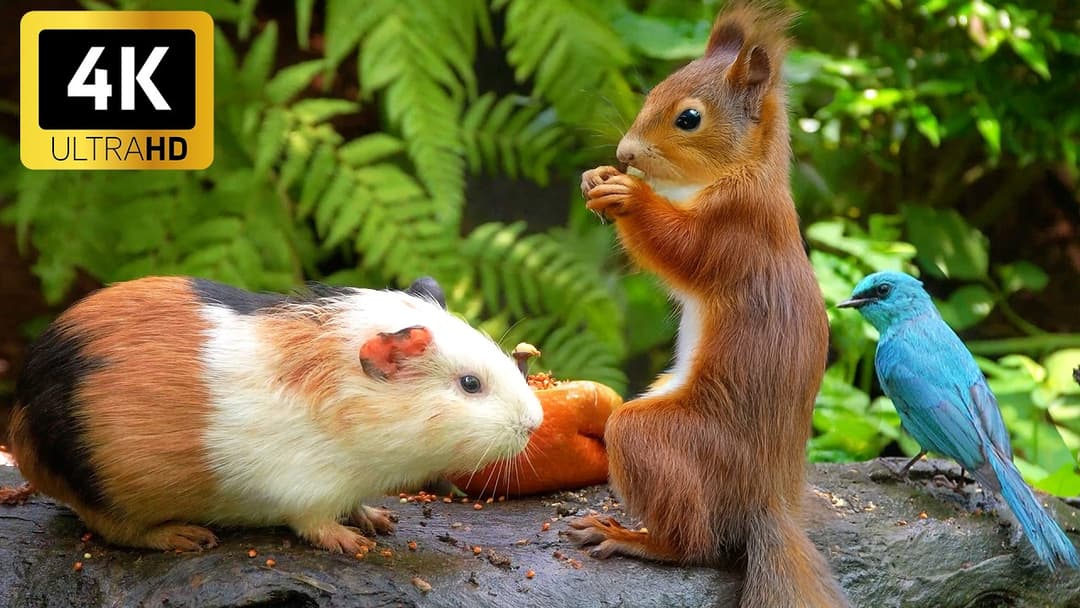 [NO ADS] Cat TV for Cats to Watch 😺 Crazy Birds, Chipmunks and Squirrels 🐿️ Videos for Cats to Watch