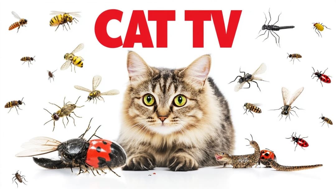 CAT GAMES | Keep Your Furry Friend Active and Happy Ep12 | 3 HOURS 🐝🐞🦋🦎🦜🐭🧵