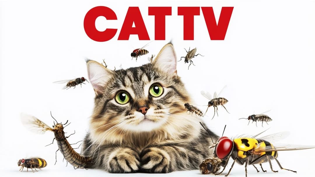 CAT GAMES | That Will Keep Your Cat Entertained Episode 19 | 3 HOURS 🐝🐞🦋🦎🦜🐭🧵