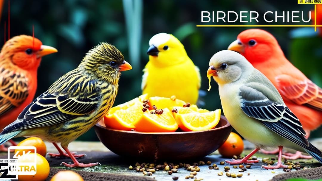 🔴😸 Little Birds & Squirrels under the Sunshine🕊️🐿️ Live 12 Hours in Ultra HD 😺