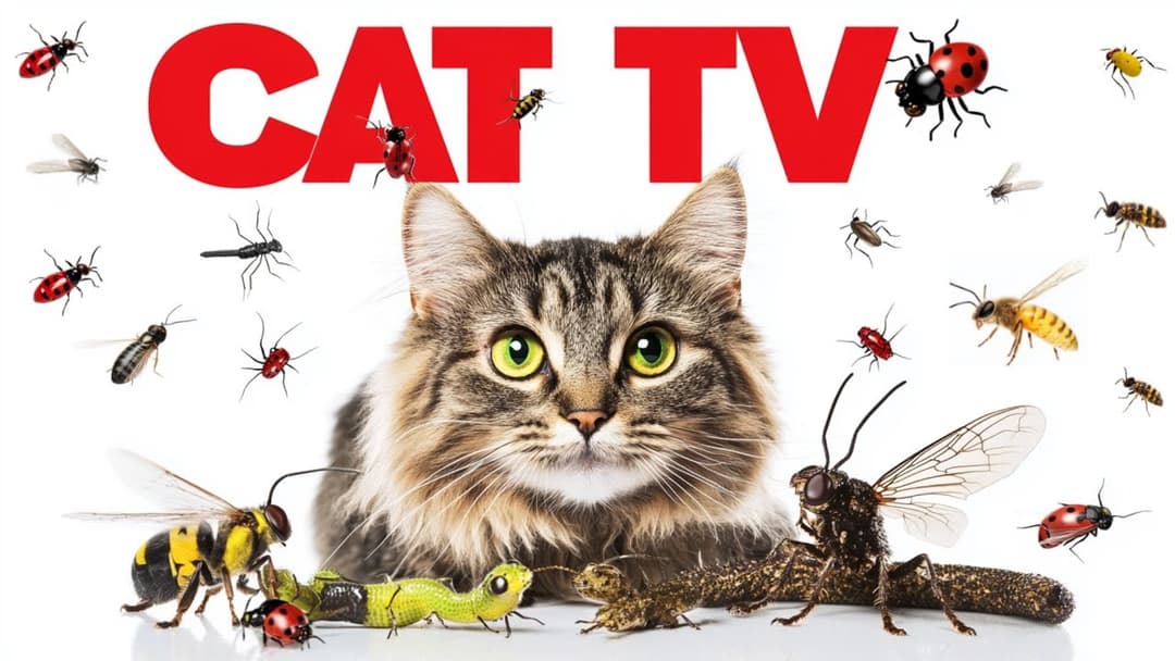 CAT GAMES | Keep Your Furry Friend Active and Happy Ep8 | 3 HOURS 🐝🐞🦋🦎🦜🐭🧵