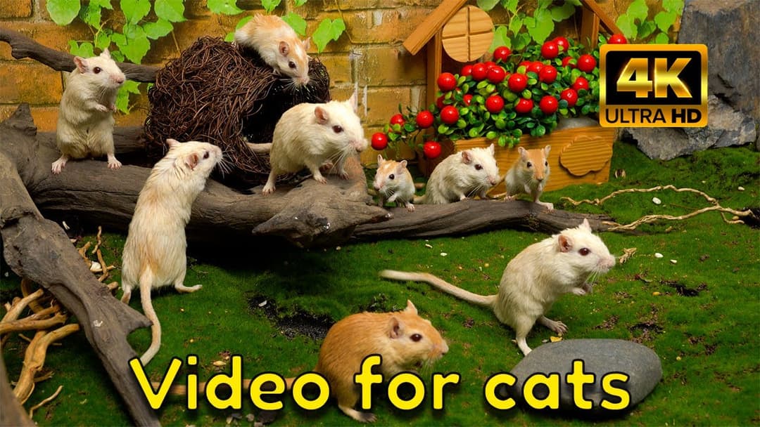 Getting Ready for Christmas! A Festive Hide & Seek for Cats in 4K