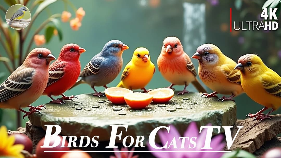 Cat & Dog TV: Spring Fun for Red Squirrels and Beautiful Birds