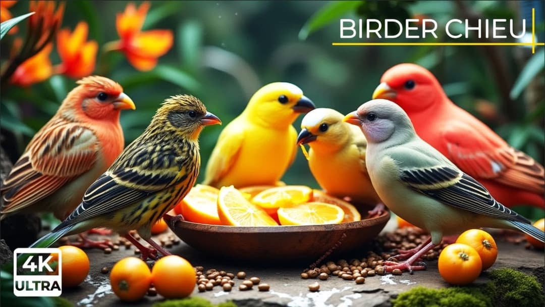 🔴Birds & Squirrels Feed at the Rock Feastival🕊️🐿️ Live 12 Hours in Ultra HD 😺