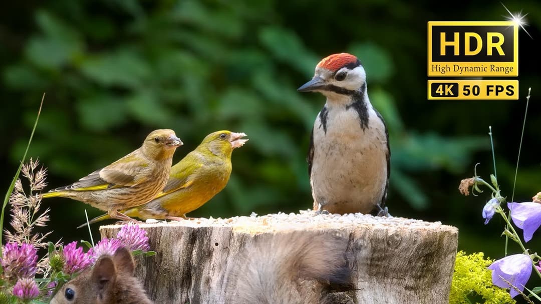 Relaxing Forest Bird Sounds: Your 83min Nature Getaway (4K HDR)