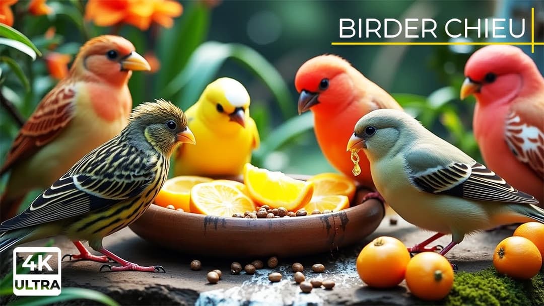 🔴Birds & Squirrels in Blooming Spring🕊️🐿️ Live 12 Hours in Ultra HD 😺