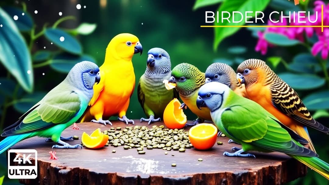 🔴😸 Birds & Squirrels Banquet at the Birdhouse🕊️🐿️ Live 12 Hours in Ultra HD 😺