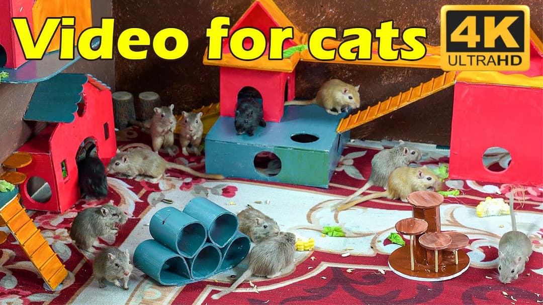 Ultimate Cat TV: Watch Tiny Mice Play Hide & Seek in Stunning 4K | Catflix