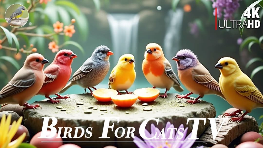 Cat TV for Cats to Watch 😺🐦 Perfect Birds and Squirrels 🐿 Funny Cat Videos