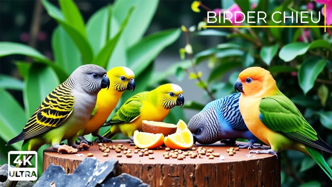 Birds & Squirrels on a Spring Morning 🕊️🐿️ Bird Videos & Cat Games
