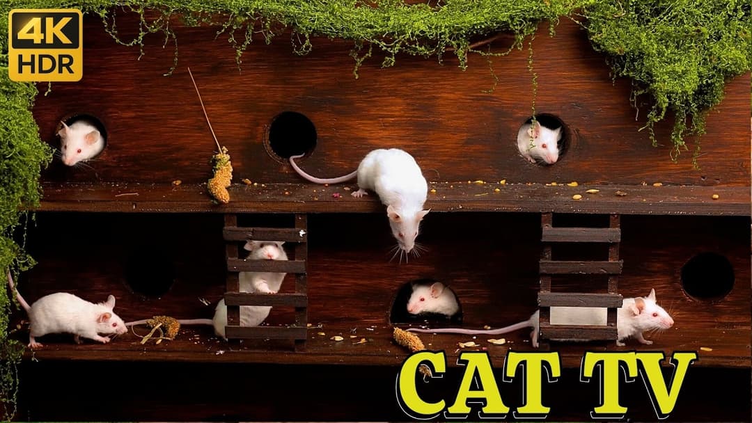 Hide & Seek Playground: Ladder-Climbing Mice for Non-Stop Cat Entertainment