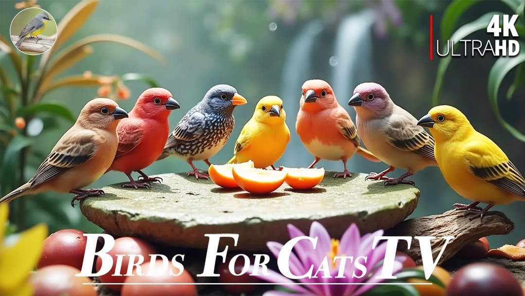 🔴😸Cat TV for Cats to Watch 😺 Endless Chipmunks, Birds, Squirrels 🐿 Live 12 Hours