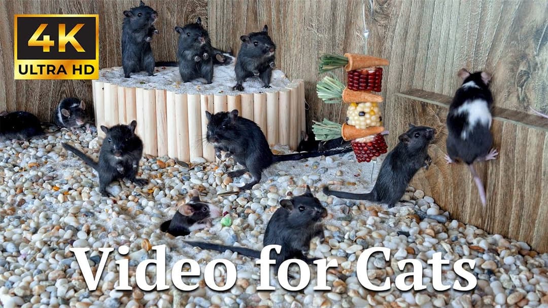 Cat TV: Ultimate Hide & Seek Game for Cats | Realistic Mouse Movements | Catflix