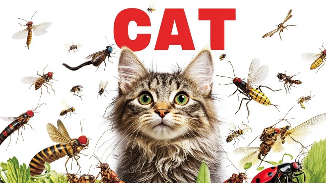 CAT GAMES | Keep Your Furry Friend Active and Happy Ep14 | 3 HOURS 🐝🐞🦋🦎🦜🐭🧵