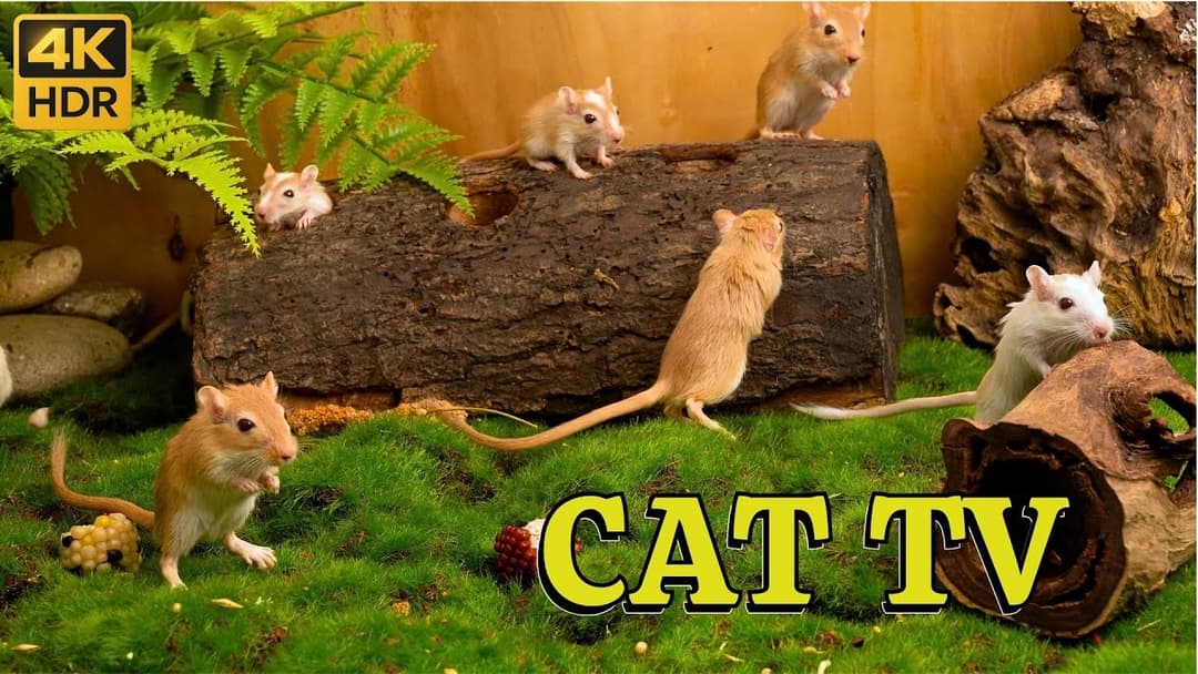 Cat TV Mouse: Hide & Seek Spectacular – Tiny Mice Adventure in Stunning 4K | Catflix