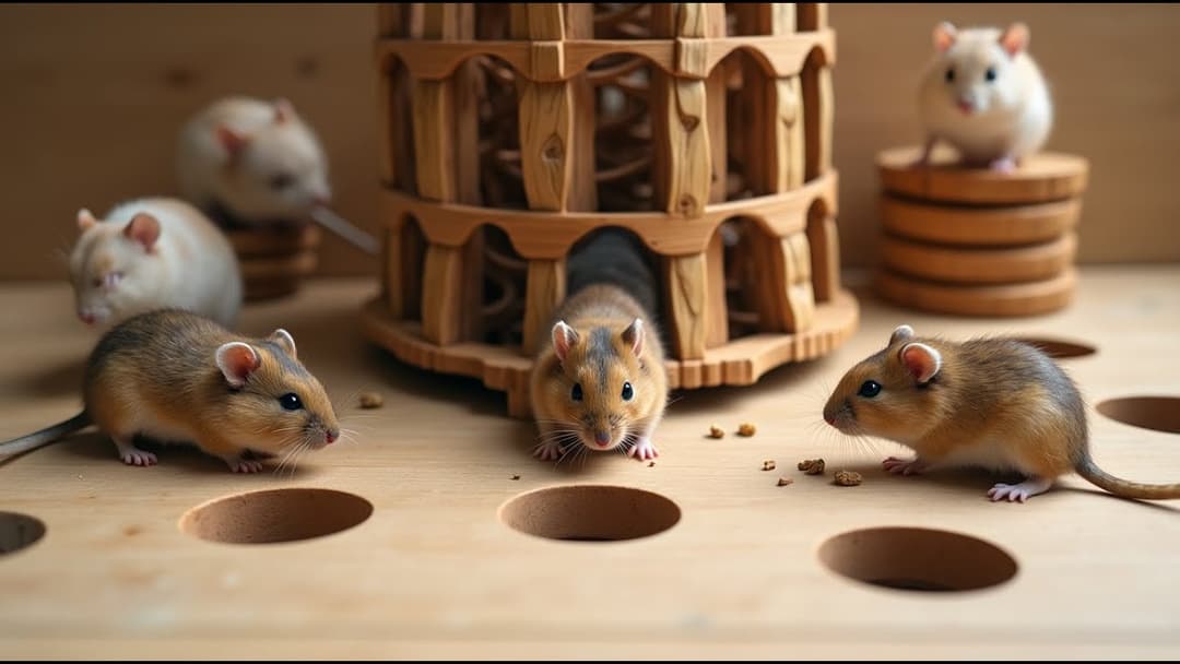 Cat TV Mouse Hide & Seek – Mice Playing, Scratching & Crawling Through Holes | 3H of Fun in 4K UHD