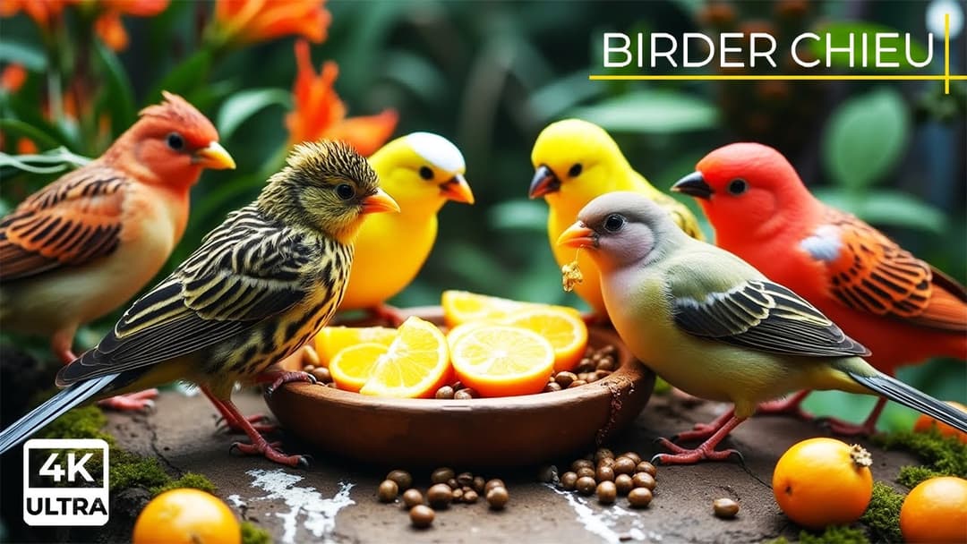 🔴 Birds & Squirrels Throw a Patio Party 🕊️🐿️ Live 12 Hours in Ultra HD 😺
