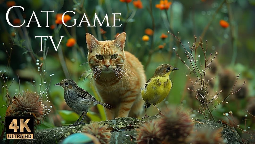 Cat TV 😸 Birds and Squirrels Having a Blast 🐦 Relaxing Cat TV 😻