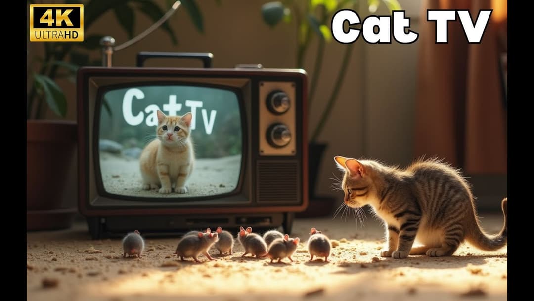 🐁 Cat TV: Ultimate Mouse Video for Cats! Digging, Hiding & Playing in Tunnels