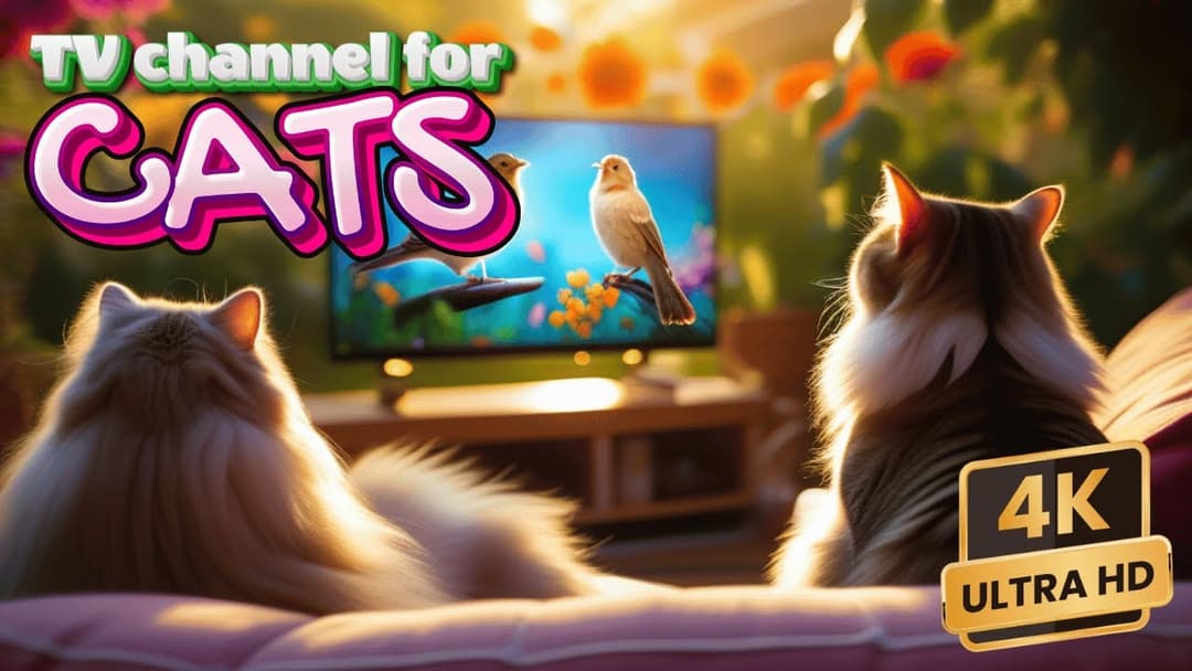 Cat TV for Cats to Watch 😺 Endless Chipmunks, Birds, Squirrels 🐿 Cat Games 4K HDR 60FPS