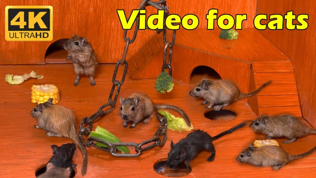 Cat TV: 3 Hours of Action in Stunning 4K UHD – The Best Mouse Hunt for Cats | Catflix