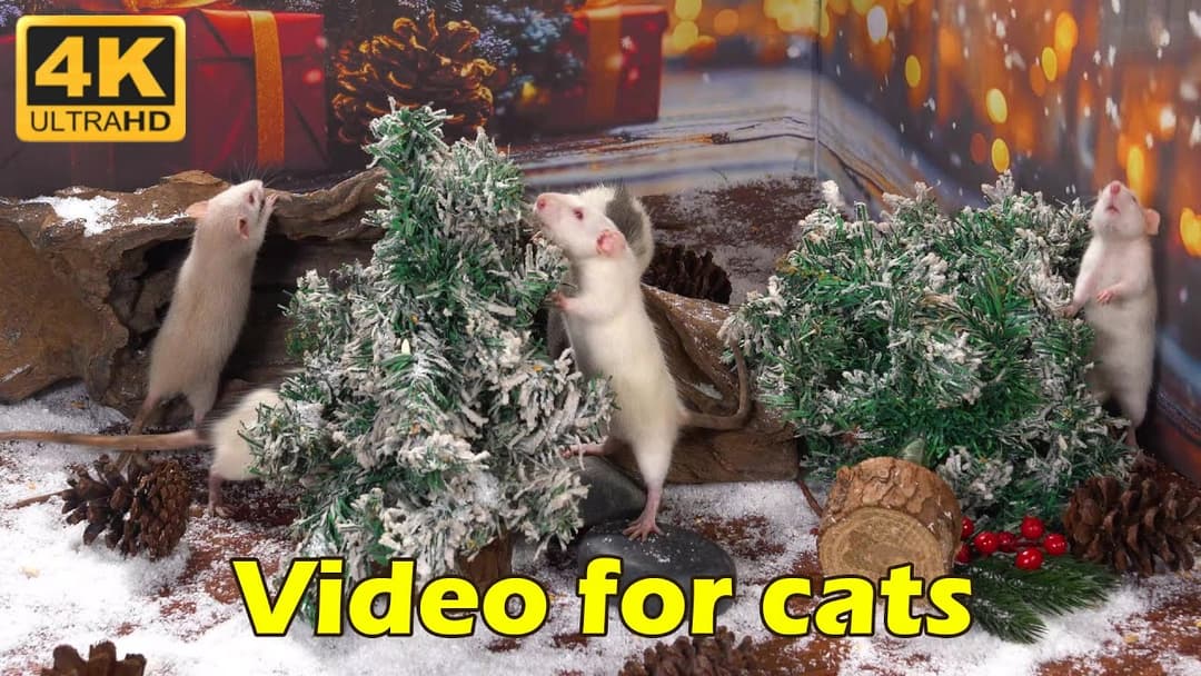 Cat TV: Hide & Seek Showdown on Cat TV - 4K Mice Adventures for Your Kitty | Catflix