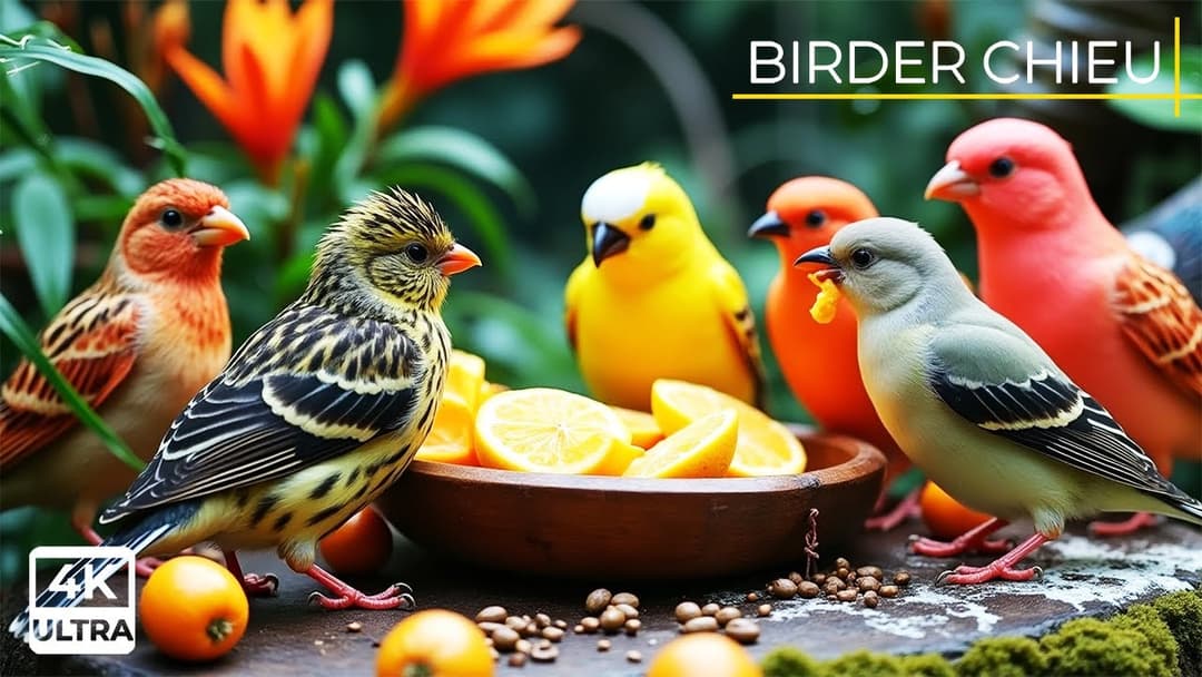 🔴Birds & Squirrels Discover the Nut House🕊️🐿️ Live 12 Hours in Ultra HD 😺