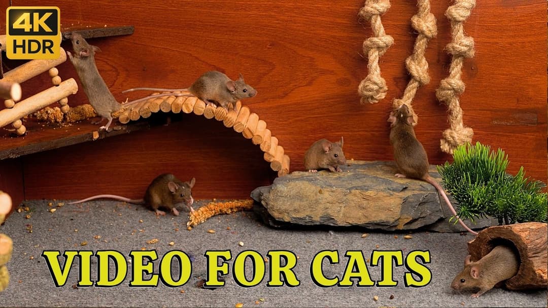 Hide & Seek Unlimited: Endless Tiny Mice Fun! – Cat TV for Cats to Watch