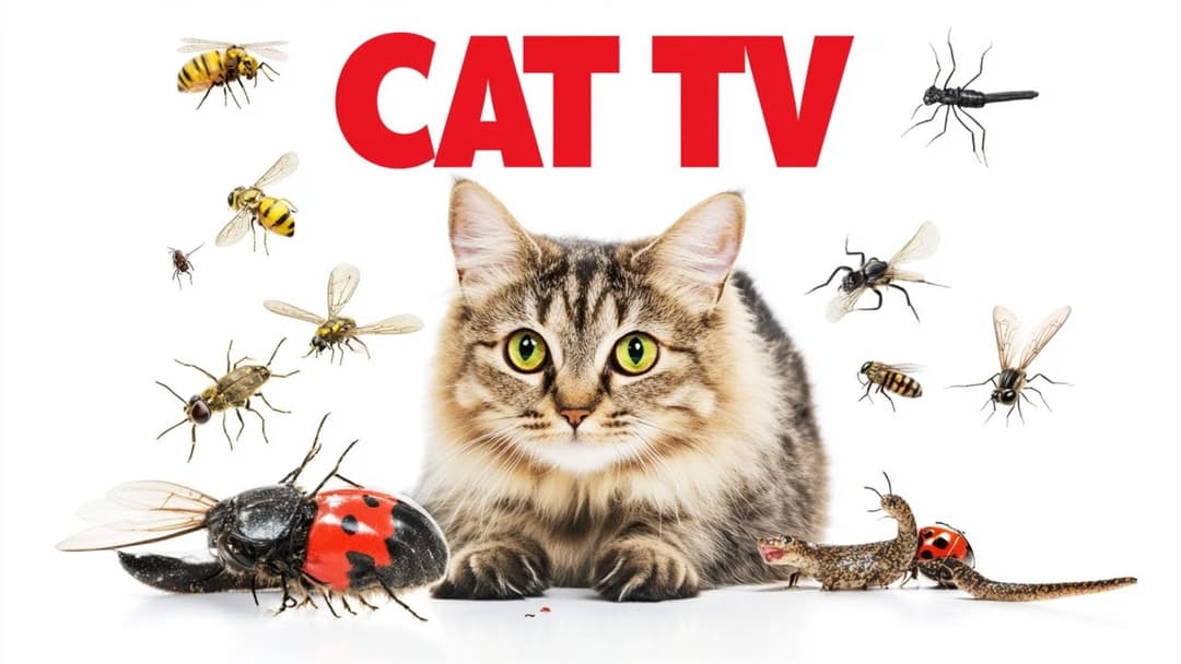 CAT GAMES | That Will Keep Your Cat Entertained Episode 20 | 3 HOURS 🐝🐞🦋🦎🦜🐭🧵