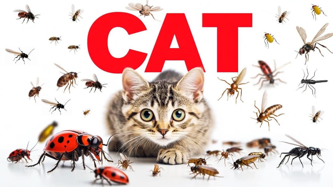 CAT GAMES | Keep Your Furry Friend Active and Happy Ep9 | 3 HOURS 🐝🐞🦋🦎🦜🐭🧵