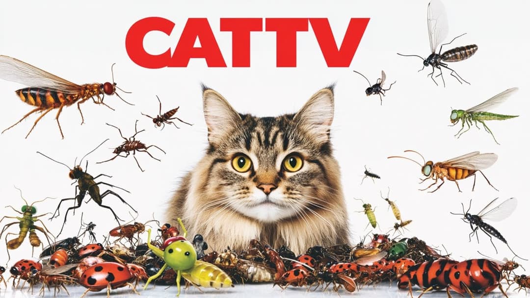CAT GAMES | Keep Your Furry Friend Active and Happy Ep2 | 3 HOURS 🐝🐞🦋🦎🦜🐭🧵