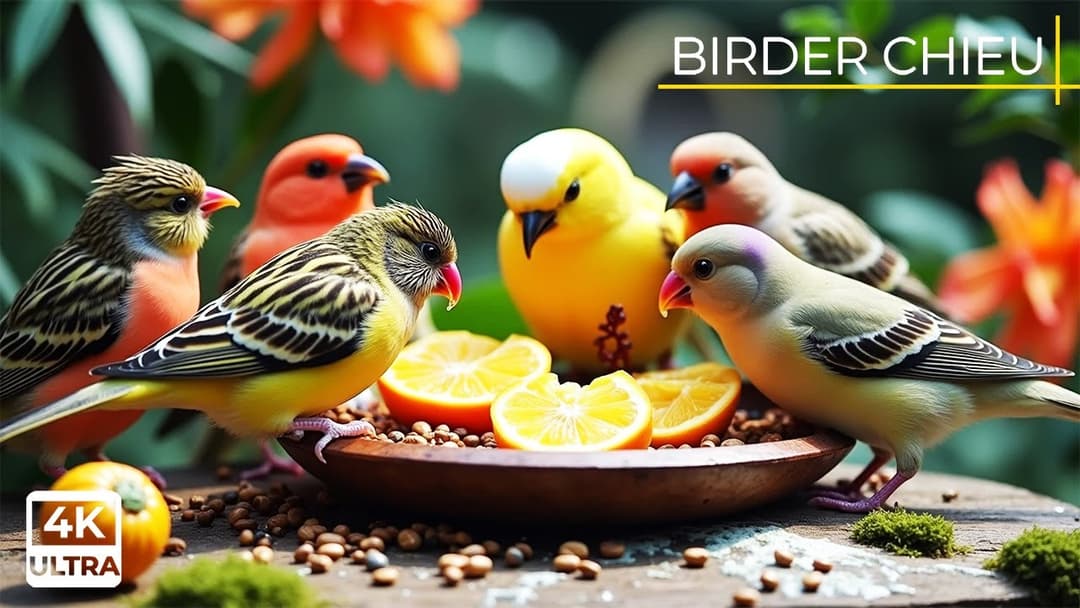 🔴 Birds & Squirrels Banquet at the Birdhouse🕊️🐿️ Live 12 Hours in Ultra HD 😺