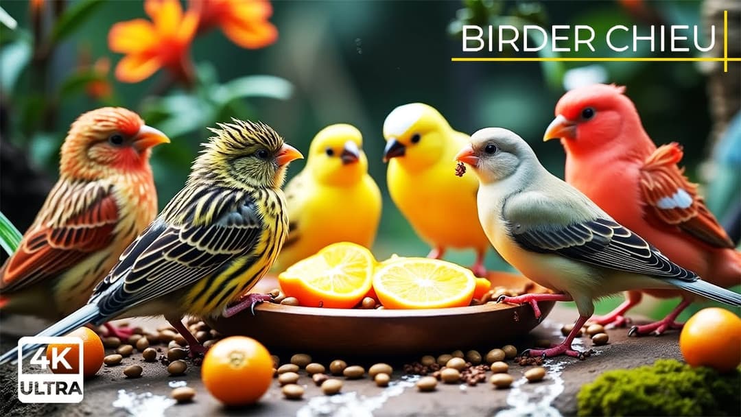 🔴Springtime Birds & Squirrels on the Birdtables🕊️🐿️ Live 12 Hours in Ultra HD 😺